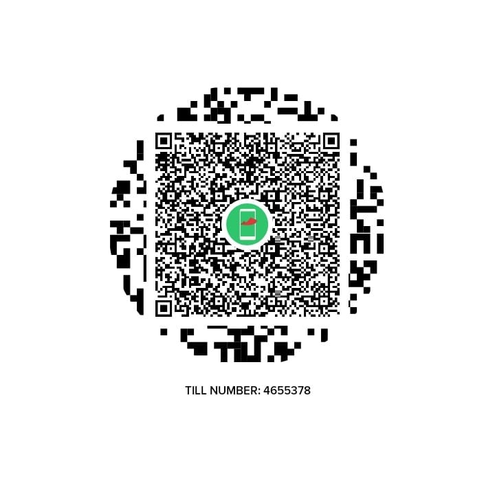 M-Pesa QR Code - Till Number 4655378